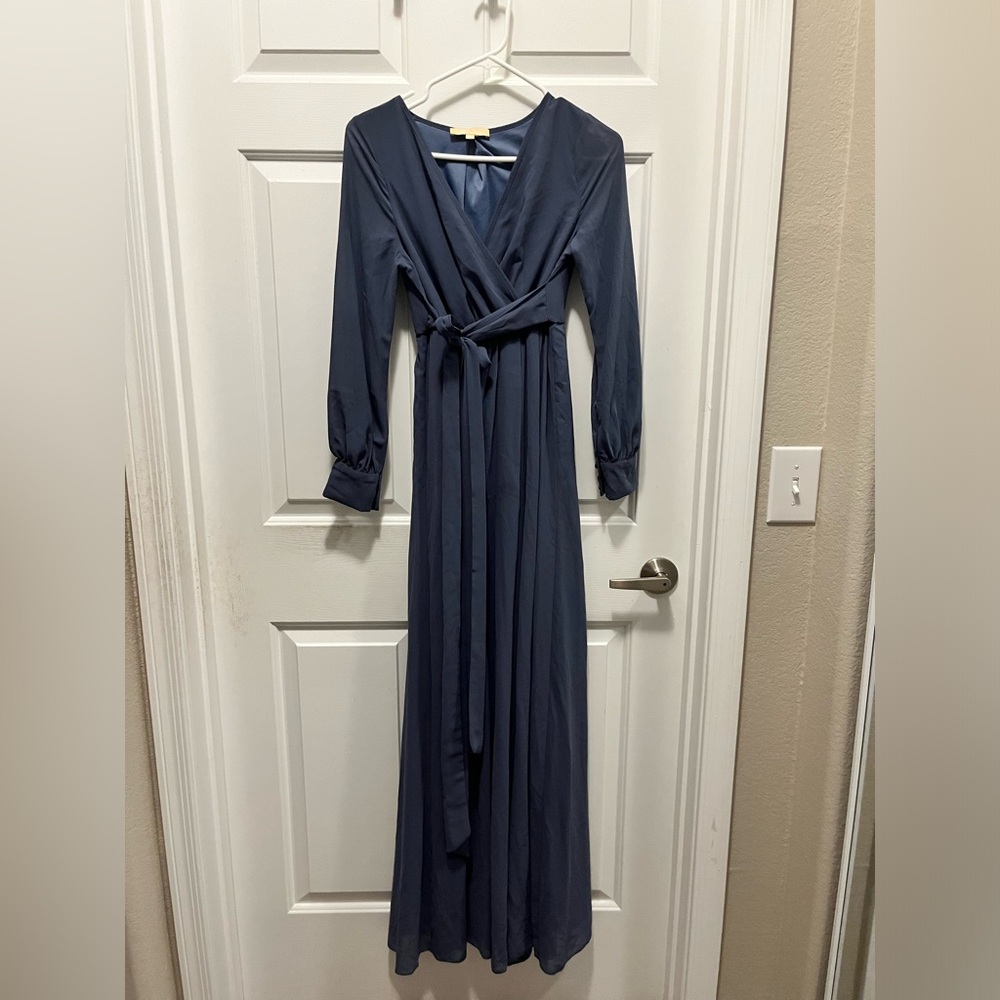 Cornflower Blue Wrap Dress by Racarica – Effortless Elegance 💙